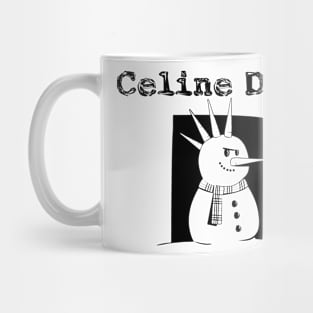 Celine Dion snowman Mug